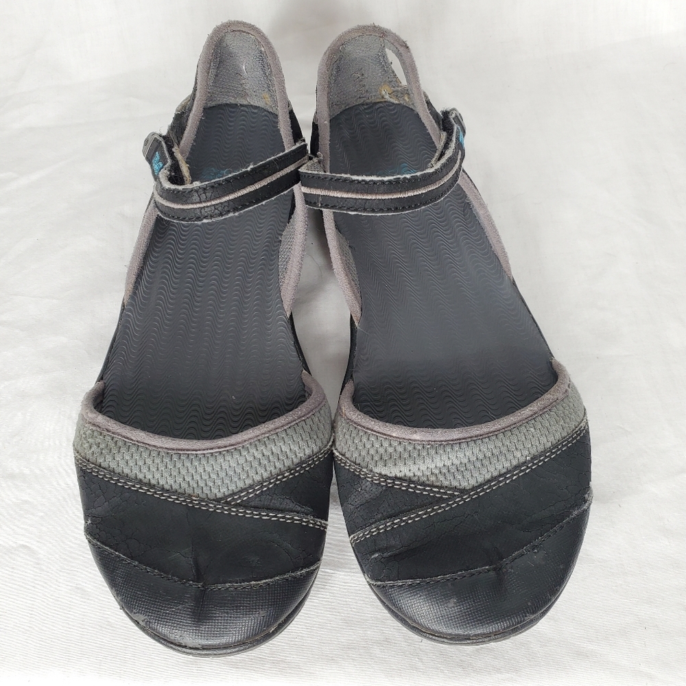 11) TEVA Westwater II Black Blue Grey Adjustable Sz. 7 - Picture 3 of 7